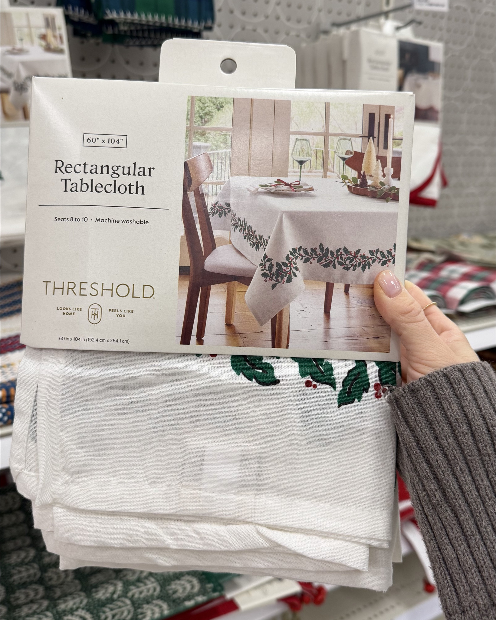 Festive Christmas, tablecloths and runners perfect for holiday hosting ♥️

#LTKHoliday #LTKHome