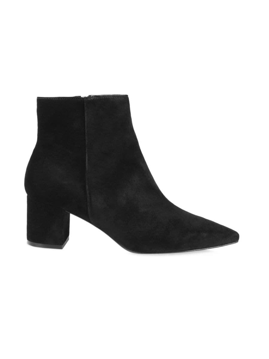 L'AGENCE Jeanne Suede Ankle Boots | Saks Fifth Avenue