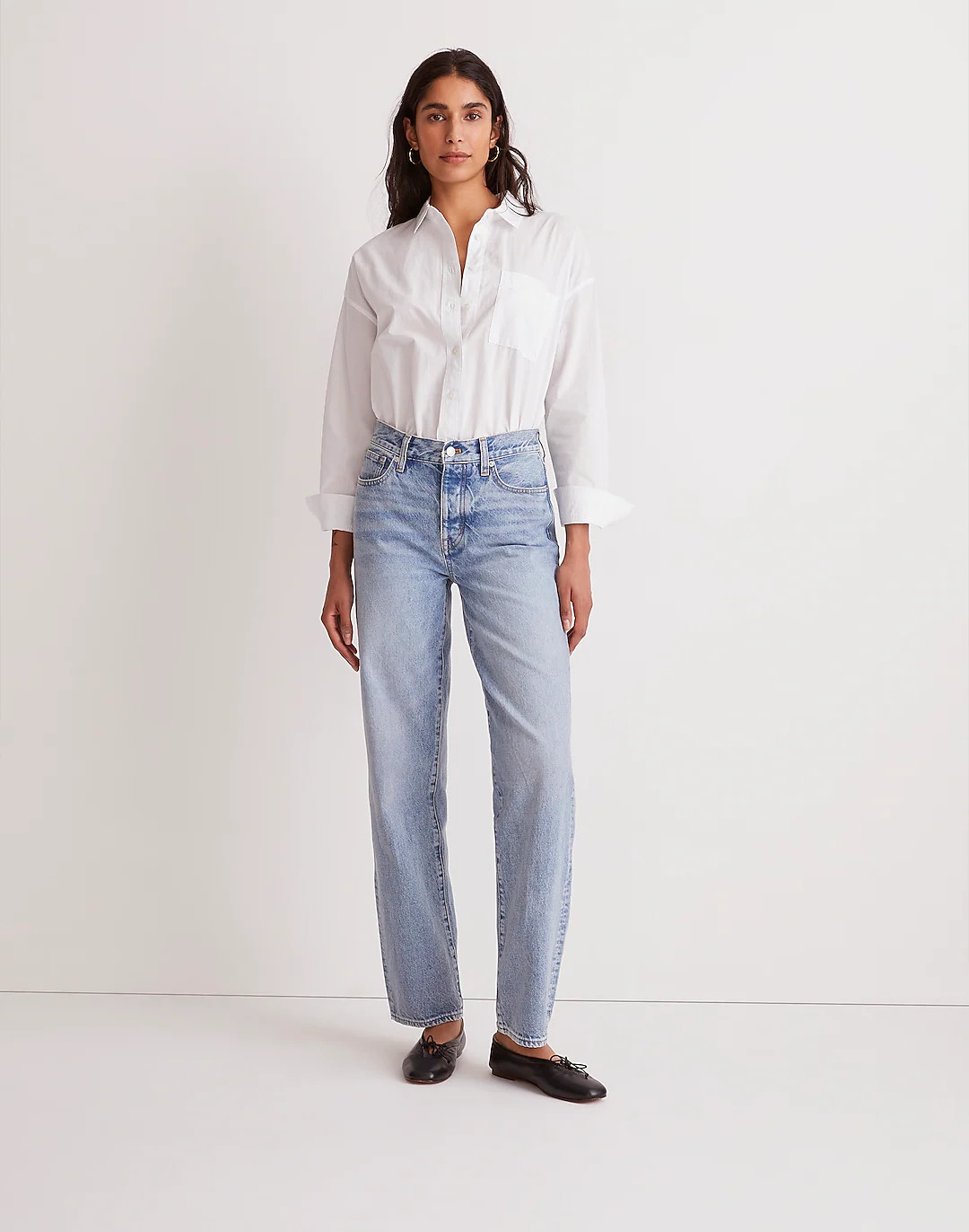 Low-Slung Straight Jeans | Madewell