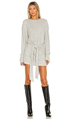 Elliott Mini Dress In Gray - L’Academie | Revolve Clothing (Global)