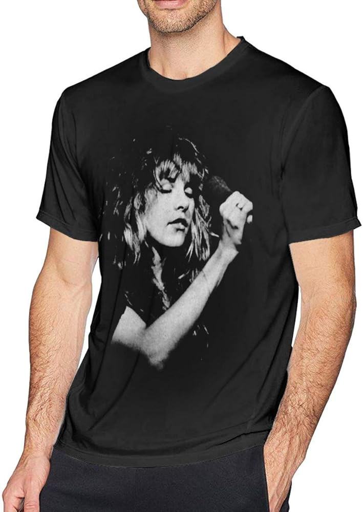 Pp Skirt Mens Tee Stevie Rumours Nicks T Shirt Black | Amazon (US)