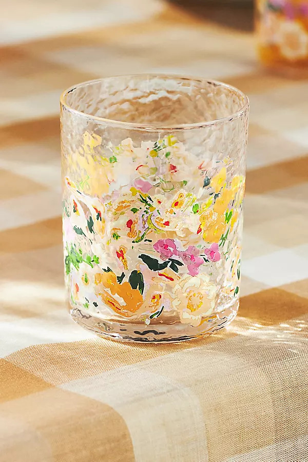 Roma Floral Juice Glasses, Set of 4 | Anthropologie (US)