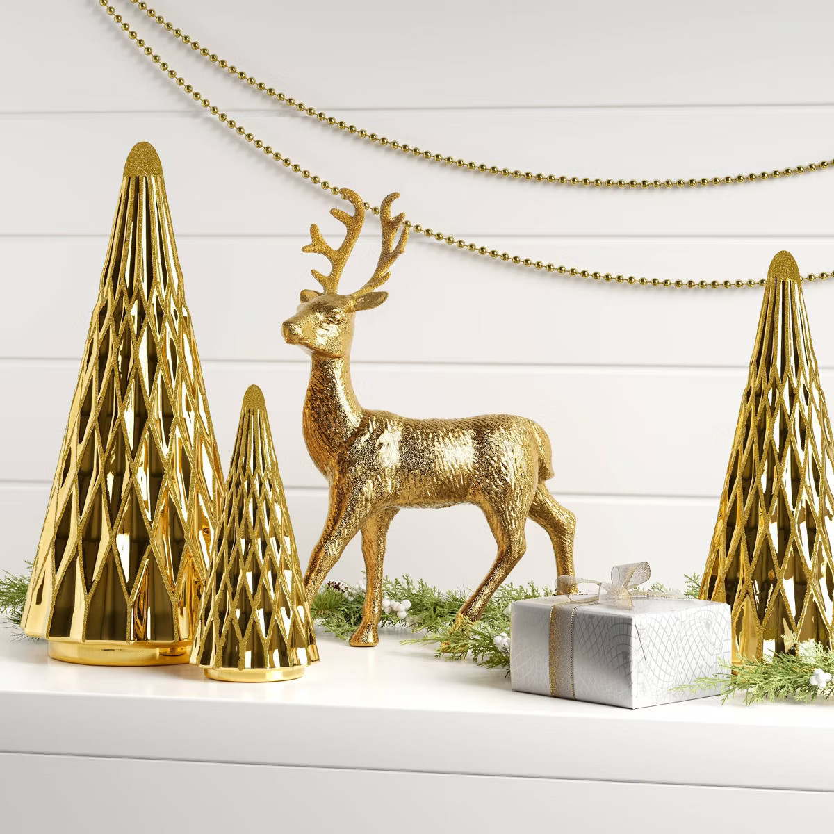 12" Christmas Flocked Standing Deer Decor - Wondershop™ | Target