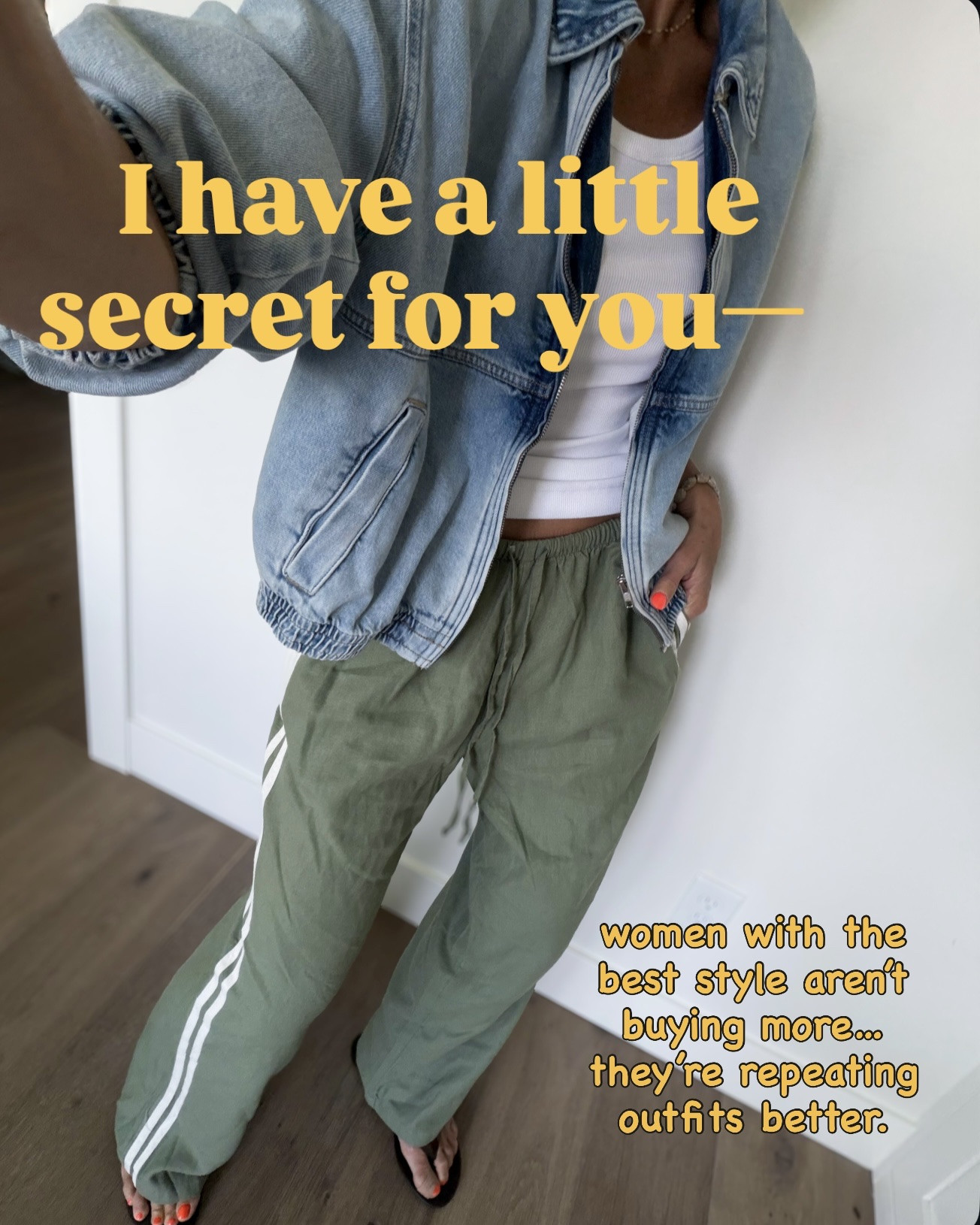 Your closet doesn’t need a complete reset every season. 🤍 Sharing how I’m re-styling my favorite summer pieces for fall + the new finds that make them feel fresh again. 
🚨 i’m limited with how many items I can link so please let me know in comments if I missed something.
ALSO — the green barrel pants are available at a couple of retailers! Linked below
**everything fits tts, unless noted below.
- green pants: wearing a 4 long
- size down in oversized denim jacket
- size up in the denim shirt I have tied around waist. Promise, you will wear this over & over.
- size up in tank tops. Wearing a 6
- I sized up in $50 Nordstrom jeans for a looser fit
- lots of reviews suggest sizing down in striped pullover. I took my true size. 
- swim suit tops and bottoms fit tts. If you’re bigger busted there are big bob top styles too!

#LTKmomlife #LTKOver40 #LTKootd