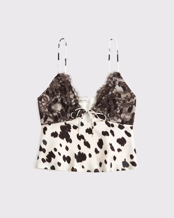The A&F Bella Tie-Front Cami | Abercrombie & Fitch (UK)