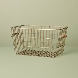 Pantry Brass Wire Storage Basket - Hearth & Hand™ with Magnolia | Target