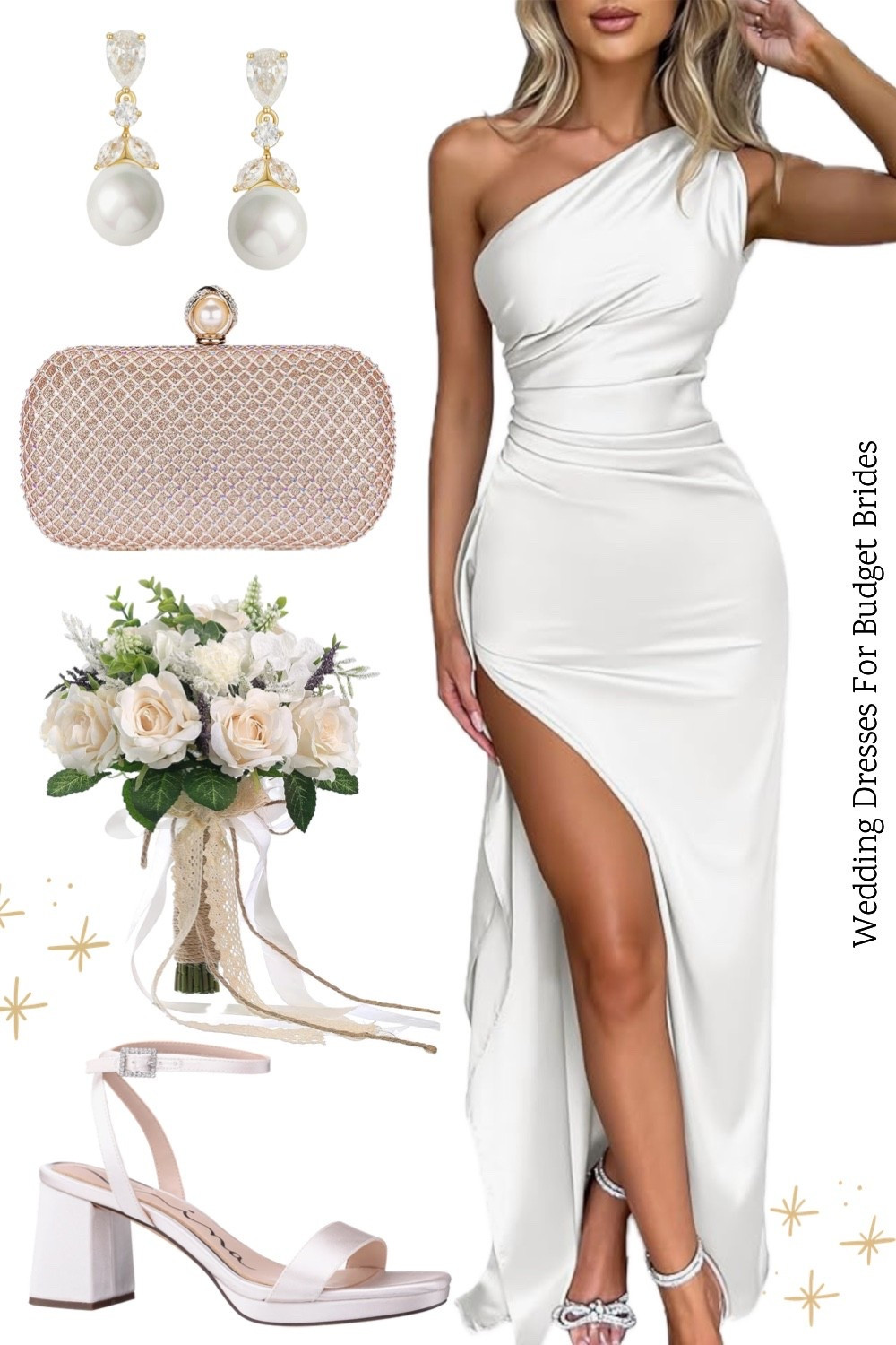 Affordable wedding day outfit for the bride to be. 

Reception dress, courthouse elopement dress, long white dress, minimalist wedding dress, or microwedding dress. 

#LTKWedding #LTKSaleAlert #LTKSeasonal