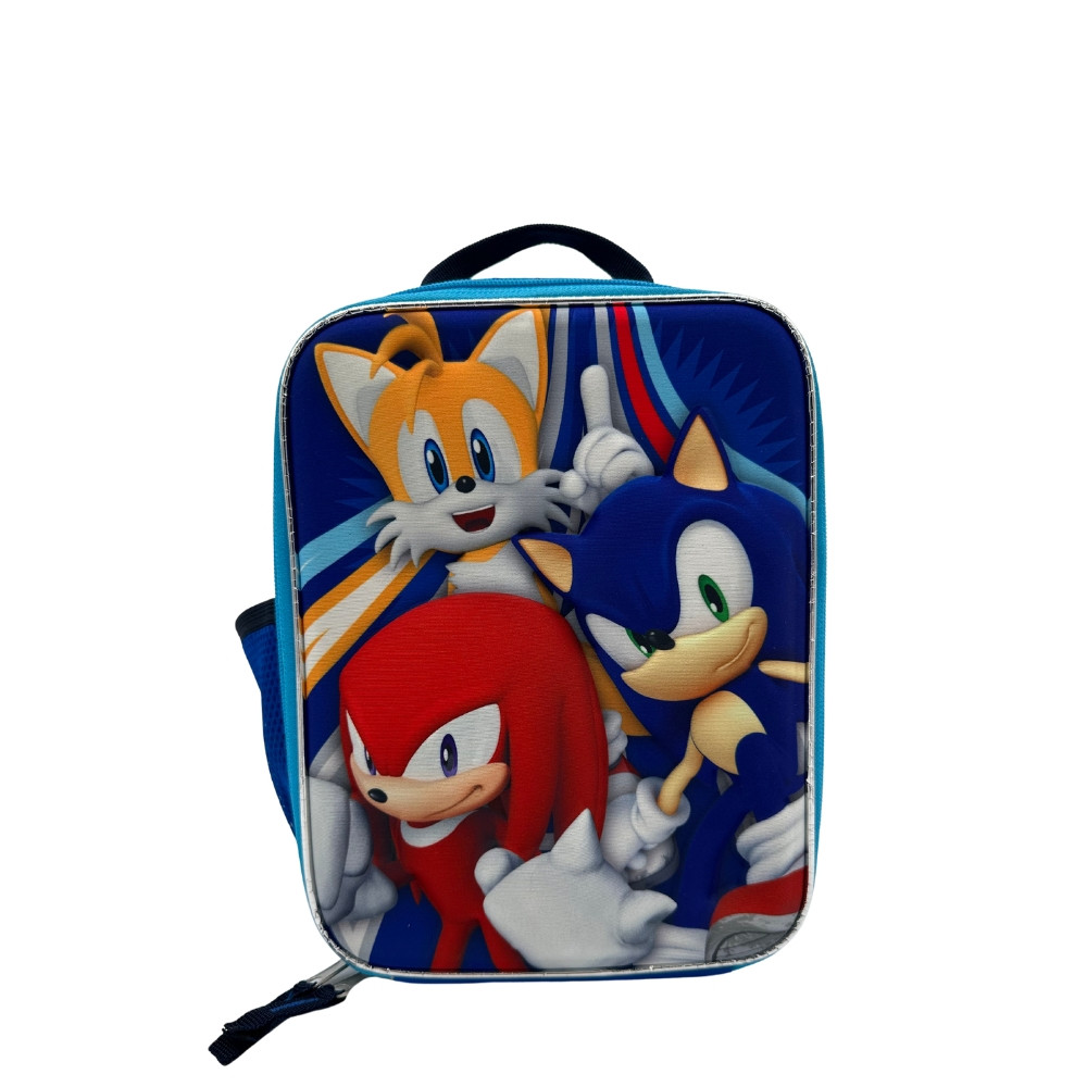 Sonic Power Kids Insulated Reusable Lunch Bag with Mesh Water Bottle Pocket and Handle | Walmart (US)
