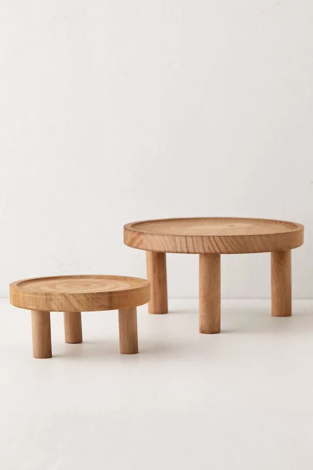 Wood Plant Stand - Set Of 2 | Urban Outfitters (US and RoW)