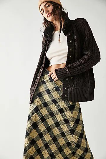 We The Free Classic Cable Cardi | Free People (UK)