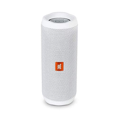 JBL Flip 4 Waterproof Portable Bluetooth Speaker - White | Amazon (US)