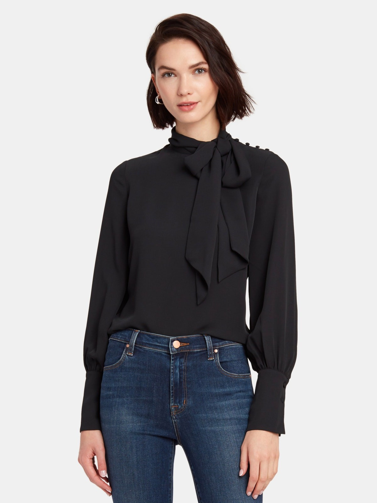 Sojourner Necktie Top | Verishop