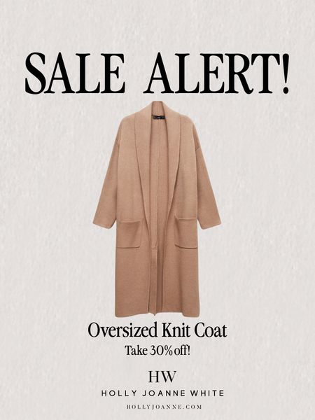 Oversized Knit Coat 30% off!! 
Tan coatigan Nordstrom sale. 
Mango Fall Outfits | Winter Outfits | Neutrals | Holiday Outfit 
#HollyJoAnneW

#LTKstyletip #LTKsalealert #LTKfindsunder100