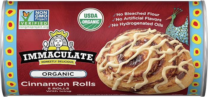 IMMACULATE BAKING COMPANY Organic Cinnamon Rolls, 17.5 OZ | Amazon (US)