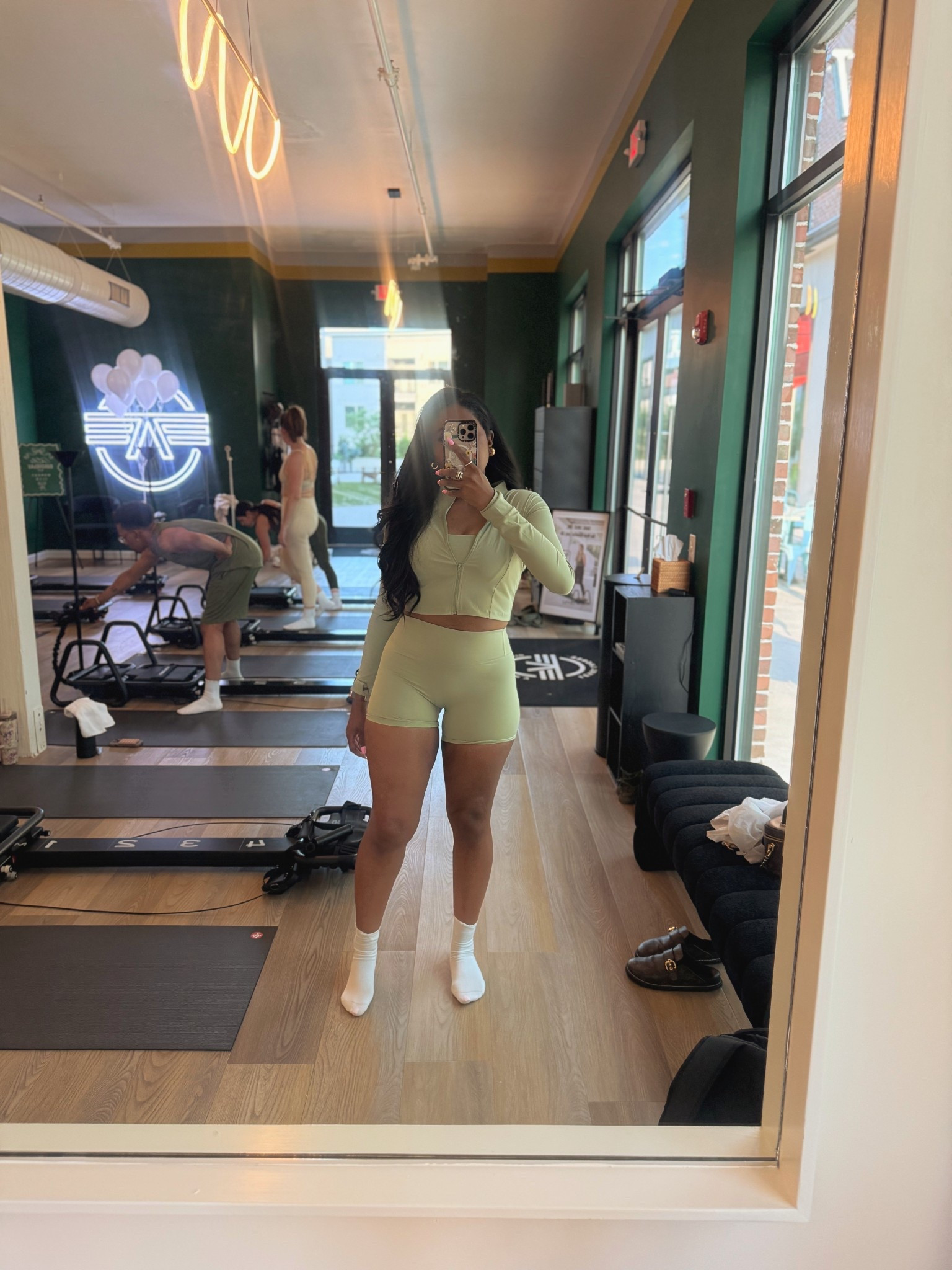 The perfect workout set 💚 super soft, comfy, and sexy 😉 
I’m wearing a M

#LTKootd #LTKfitnessgoals #LTKActive