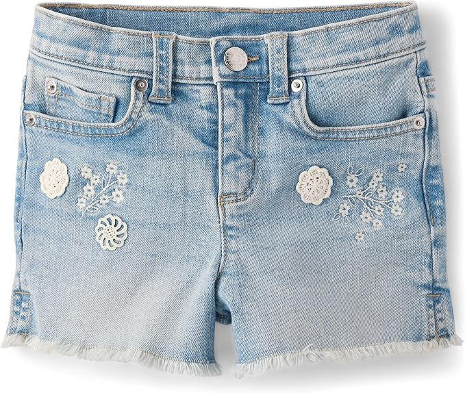 Gymboree Baby Girls' and Toddler Denim Shorts | Amazon (US)