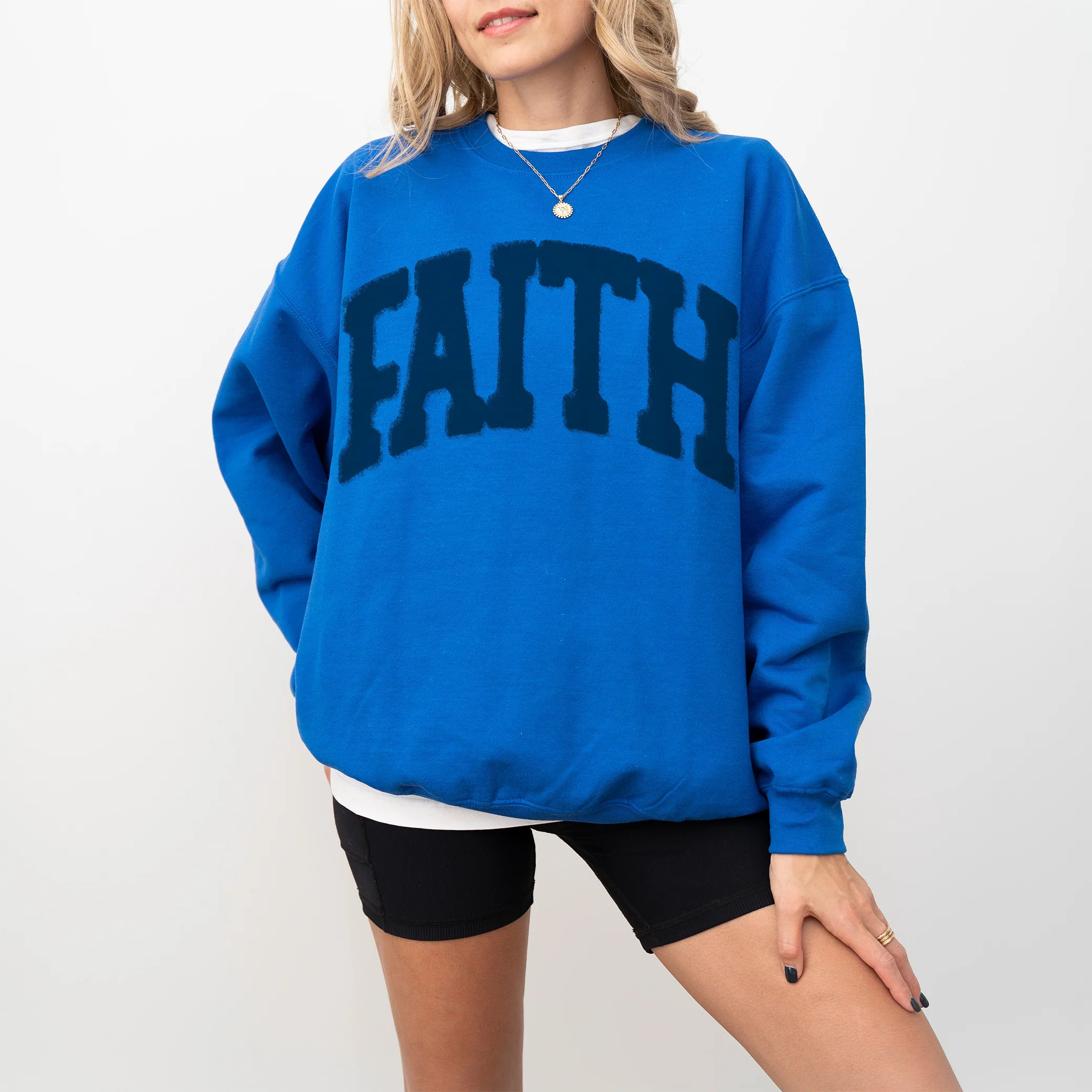Faith Crewneck Sweatshirt | Gods Love Overcomes