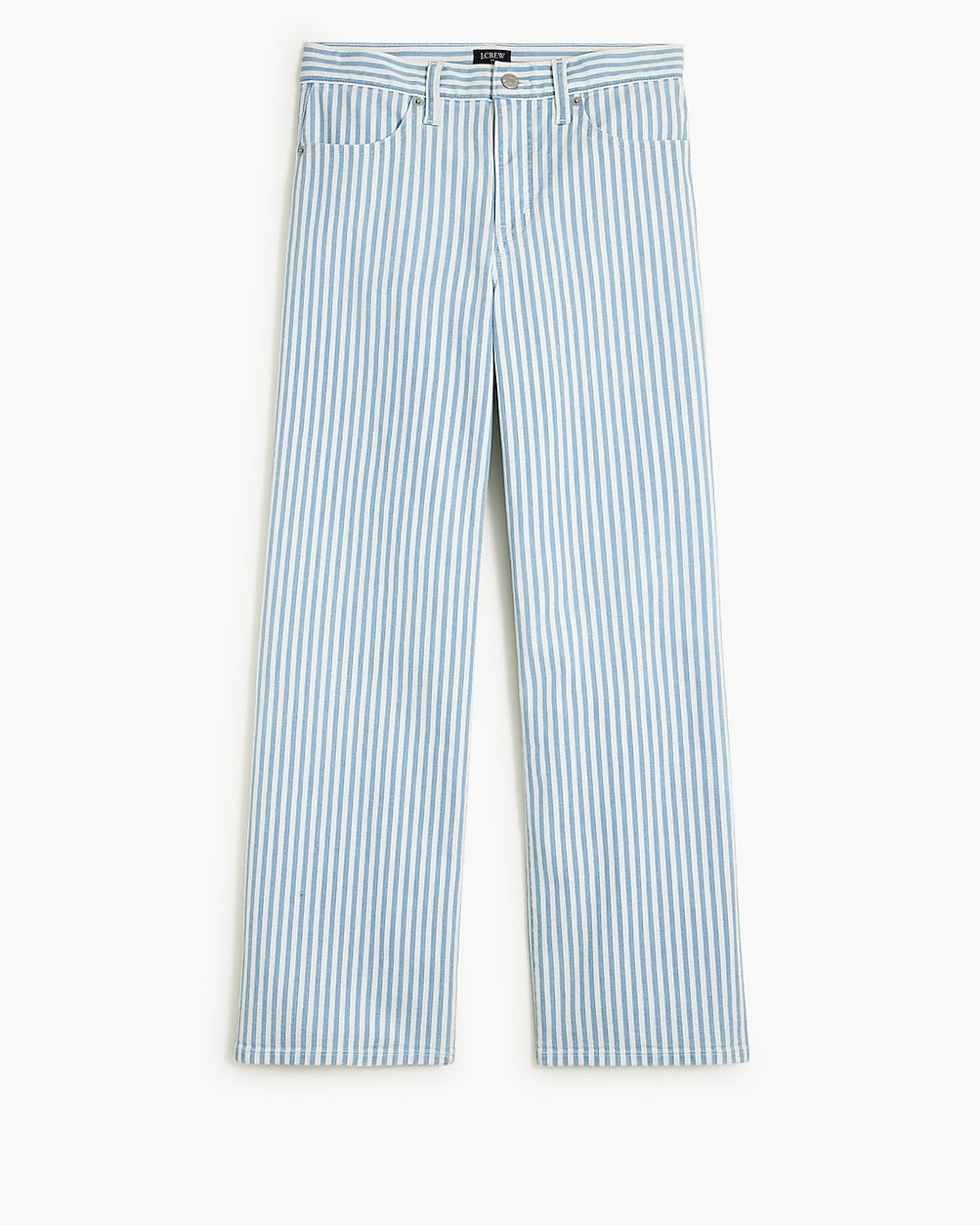 Striped wide-leg crop jean | J.Crew Factory
