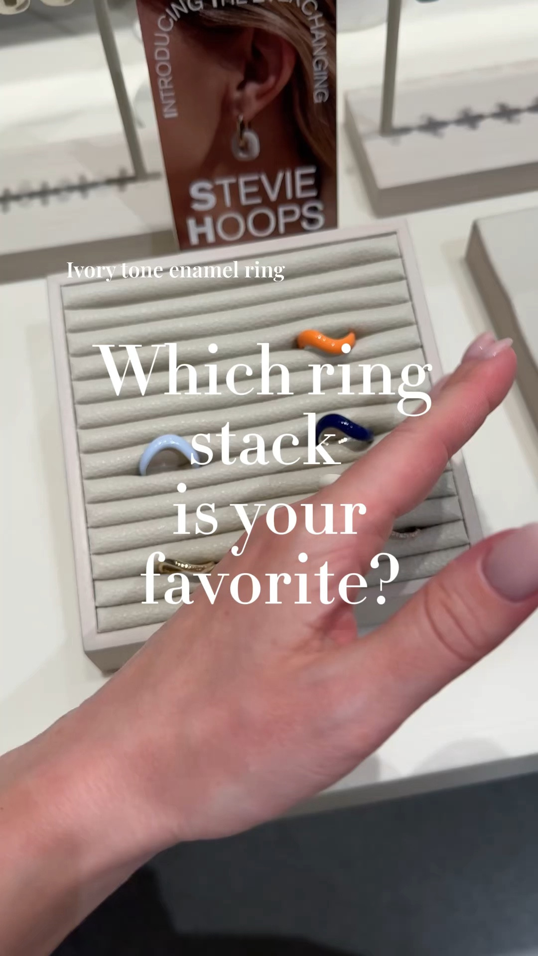 Come shopping to Mejuri with me!
My birthday is coming up soon so I started working on my birthday wishlist ☺️ 
Mejuri had the Dome Figure series for a while but it has somehow always escaped my attention!
Love the enamel ring most of all because it feels so comfortable, unique and stylish at the same time and you don’t have to break the bank! It looks amazing on its own or in a ring stack: here I stacked it with a solid gold ring, gold vermeil & solid gold ring with diamond pave. 
Which one is your favorite ?

#LTKVideo #LTKFindsUnder100 #LTKStyleTip