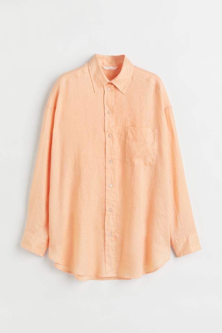 Oversized Linen Shirt | H&M (US + CA)