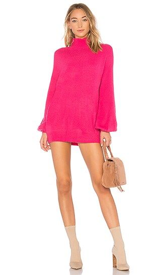 Lovers + Friends Blaine Sweater Dress in Pink | Revolve Clothing (Global)