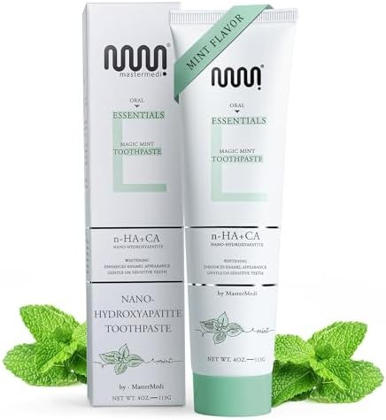 MasterMedi Nano Hydroxyapatite Toothpaste with Xylitol – Fluoride & SLS Free, Remineralizing Fo... | Amazon (US)