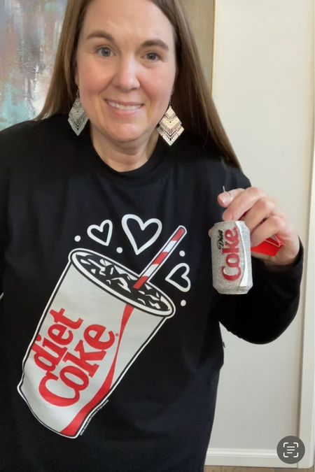 DIET COKE! My Diet Coke shirt was a hit so I wanted to share it. Also, I found this cute Diet Coke Christmas tree ornament that is going to be perfect for all the Diet Coke fans  

#LTKfindsunder100 #LTKSeasonal #LTKmidsize