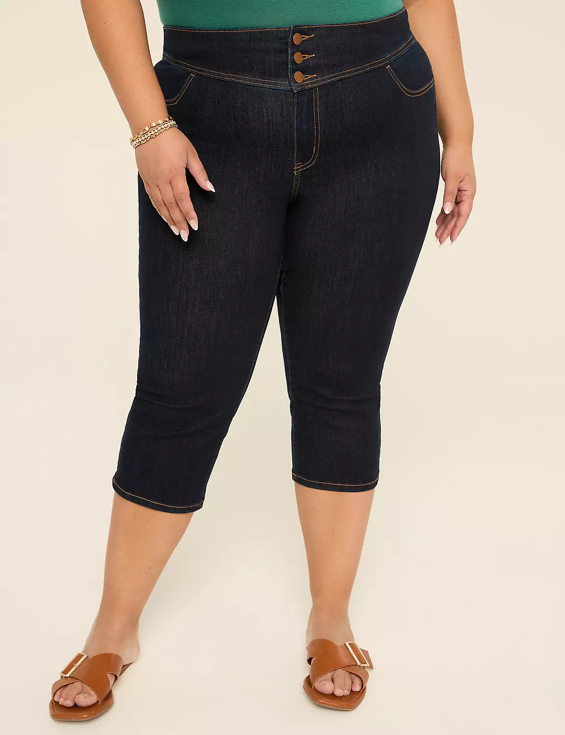 Knockout High-Rise Pedal Jean | Lane Bryant (US)