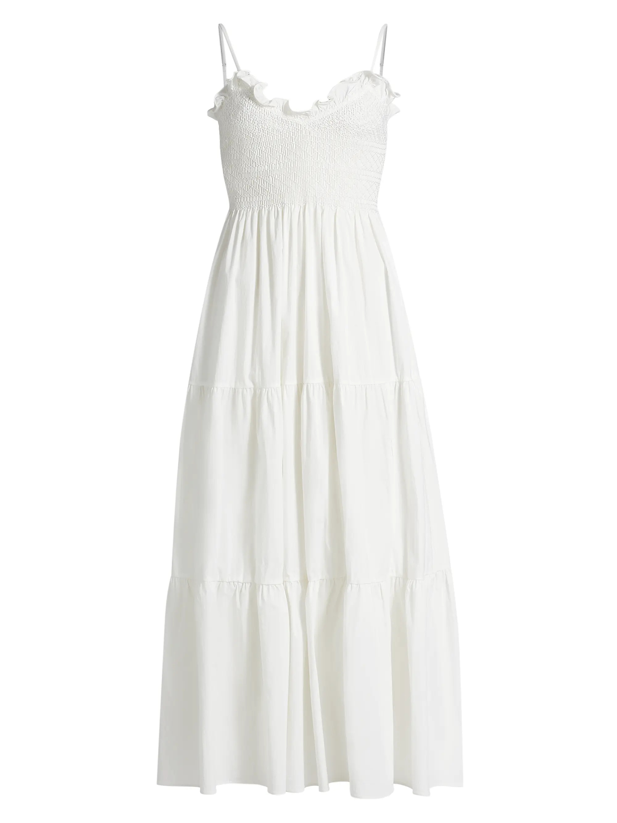 Seraphine Ruffle-Trimmed Maxi Dress | Saks Fifth Avenue