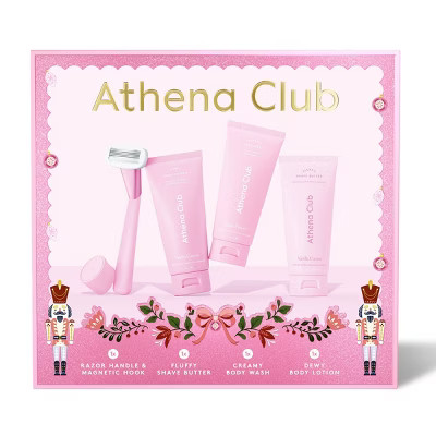Athena Club Sweet Holiday Treats Razor Blade Handles Gift Set - Trial Size - 4pc | Target
