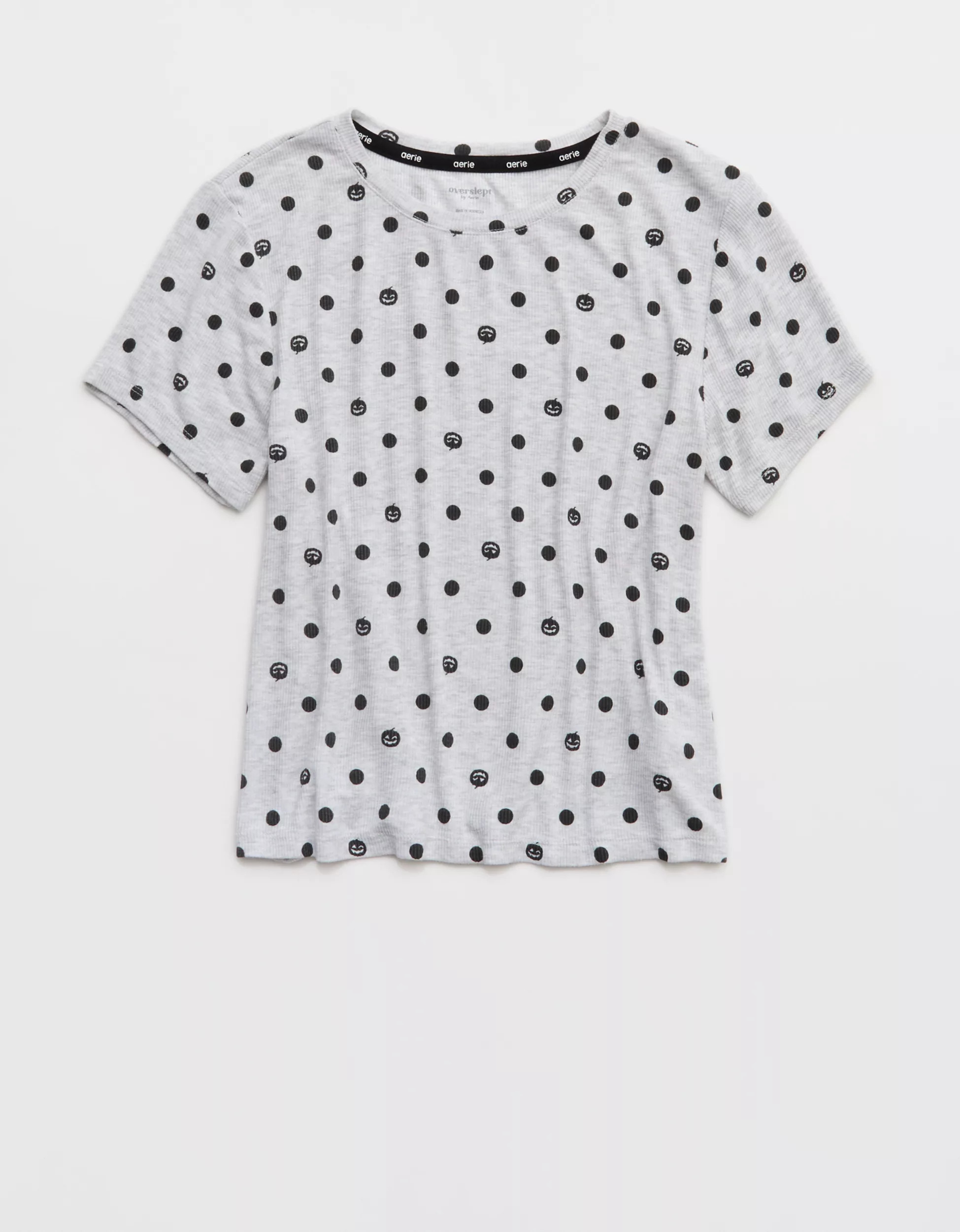 OVERSLEPT by Aerie Real Soft\u00ae Ribbed Baby T-Shirt | Aerie