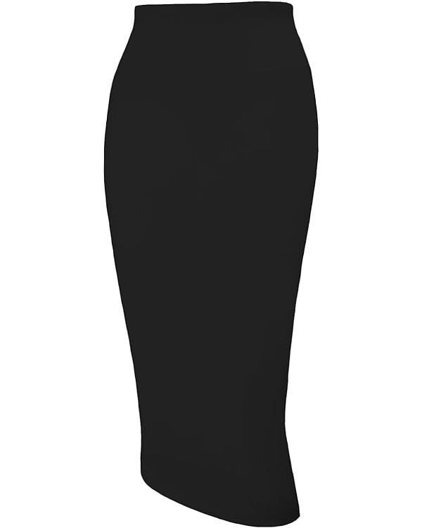 Tapata Women's Office Work Pencil Skirt Stretch High Waist Below Knee Bodycon for Business Casual | Amazon (US)