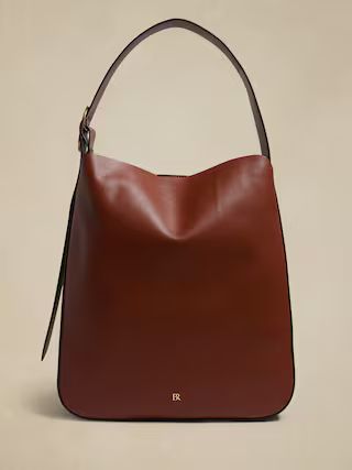 Leather Oversize Tote | Banana Republic Factory