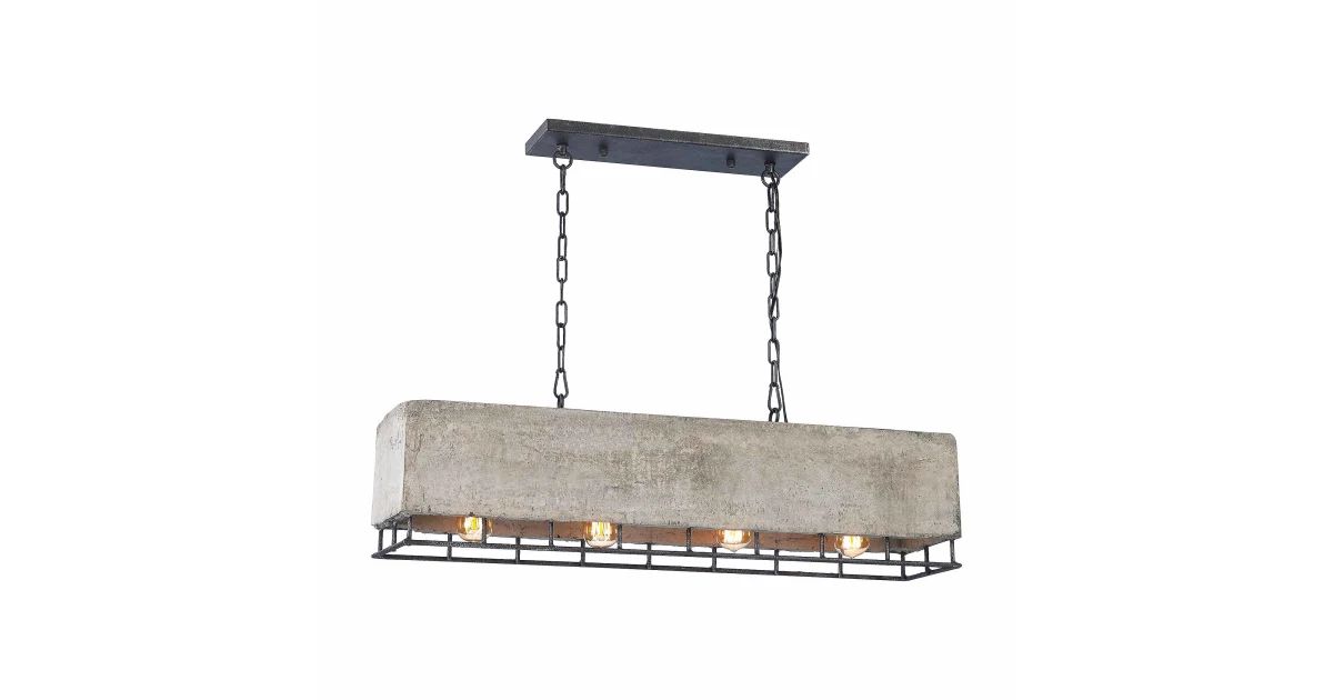 Elk Lighting 14323/4 4 Light 36" Wide Linear | Build.com | Build.com, Inc.