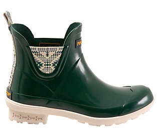 Pendleton Women's Chelsea Rain Boots - Smith Ro k Gloss | QVC