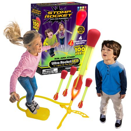 Stomp Rocket® Ultra LED Rocket Launcher with 4 Foam-Tipped Rockets | Walmart (US)