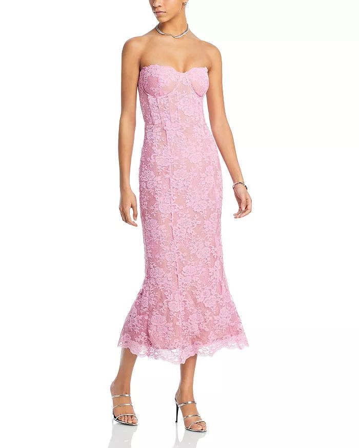 V. Chapman Betty Lace Corset Midi Dress Women - Bloomingdale's | Bloomingdale's (US)