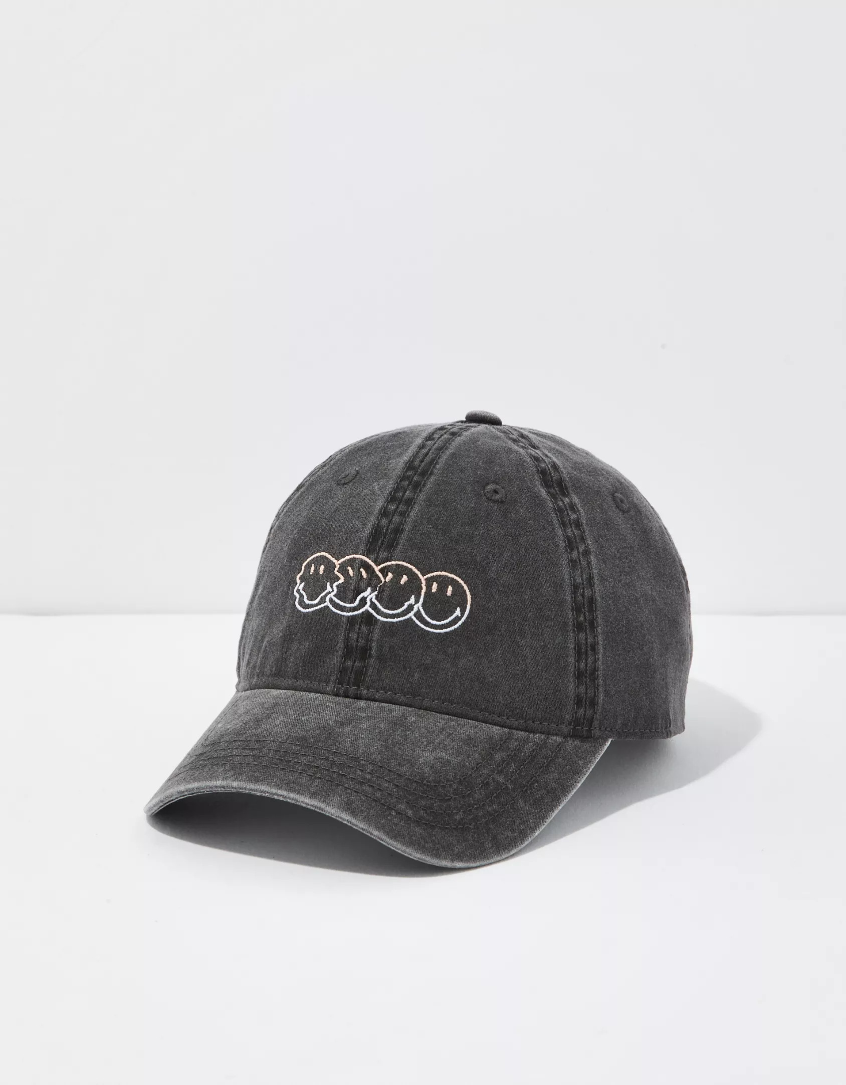 AE Warped Smiley® Baseball Hat | American Eagle Outfitters (US & CA)