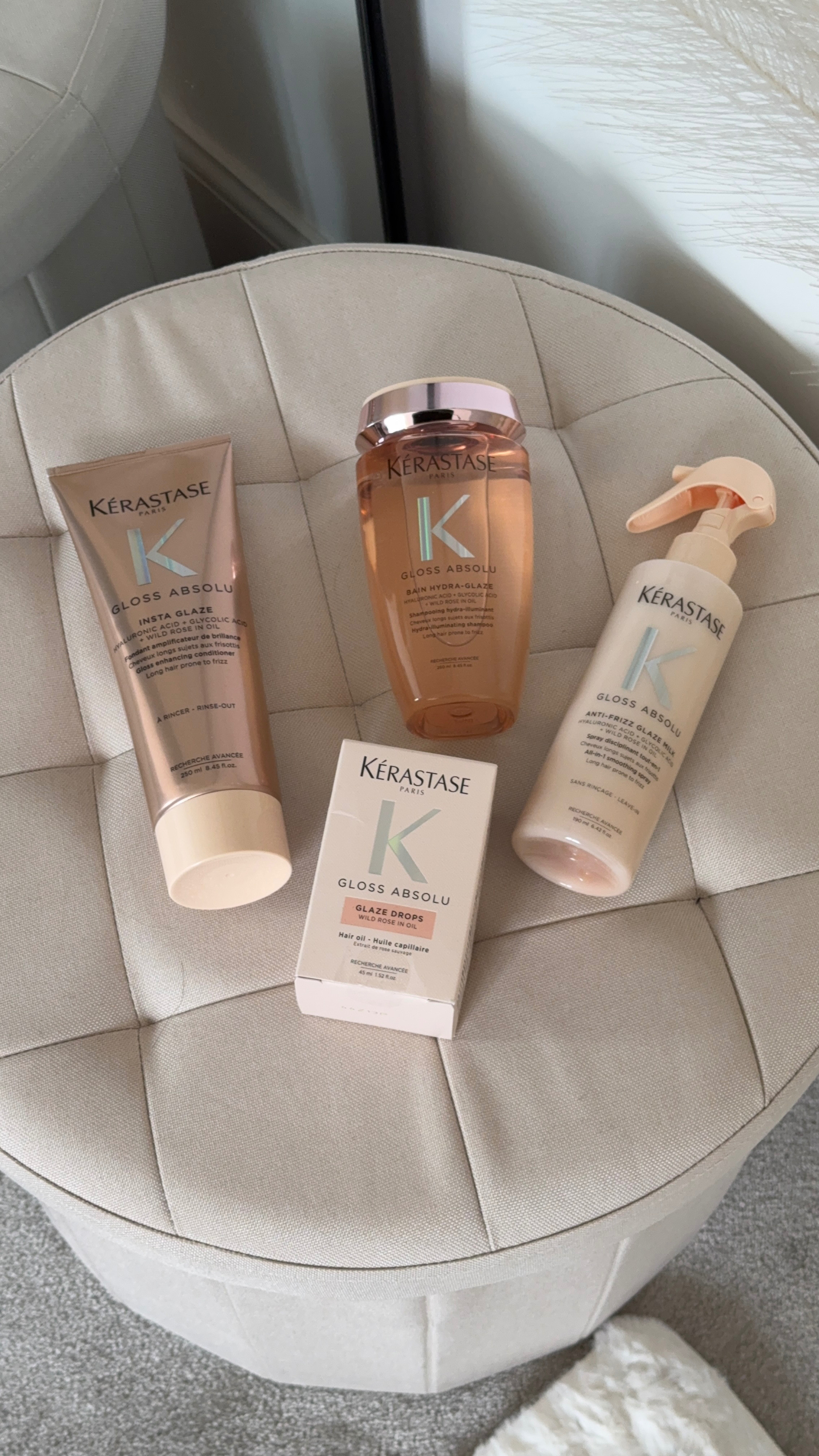 glossy hair essentials - kerastase gloss absolu range makes my coloured, dry, damaged hair look to so healthy!!!  

 #LTKluxury #LTKbeauty #LTKgiftguide