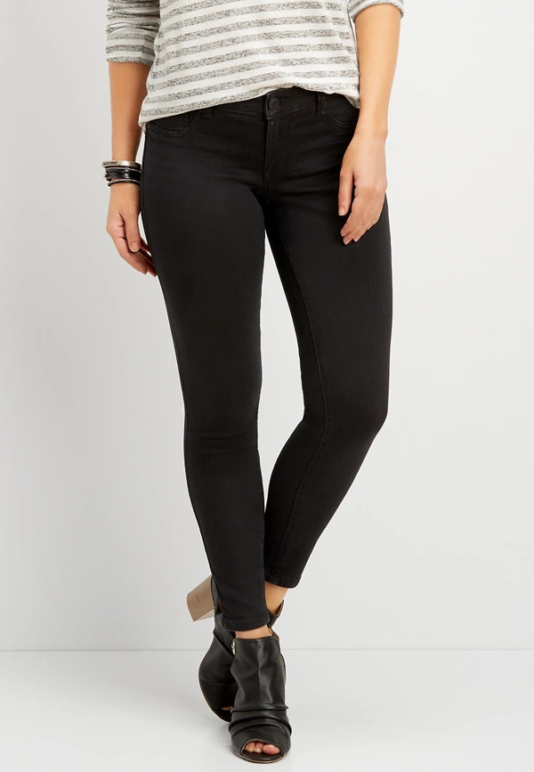 m jeans by maurices™ Black Mid Rise Jegging | Maurices