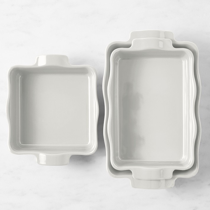 Emile Henry French Ceramic Ruffled Baker, Set of 3 | Williams-Sonoma