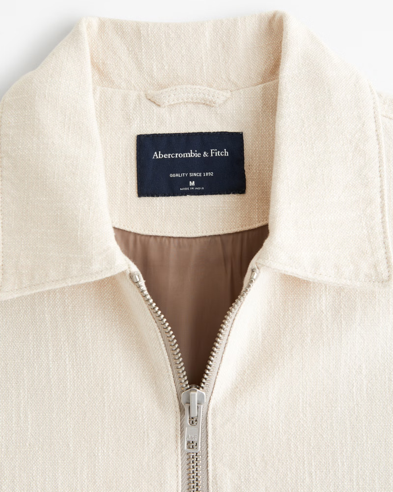 Lightweight Zip Jacket | Abercrombie & Fitch (US)