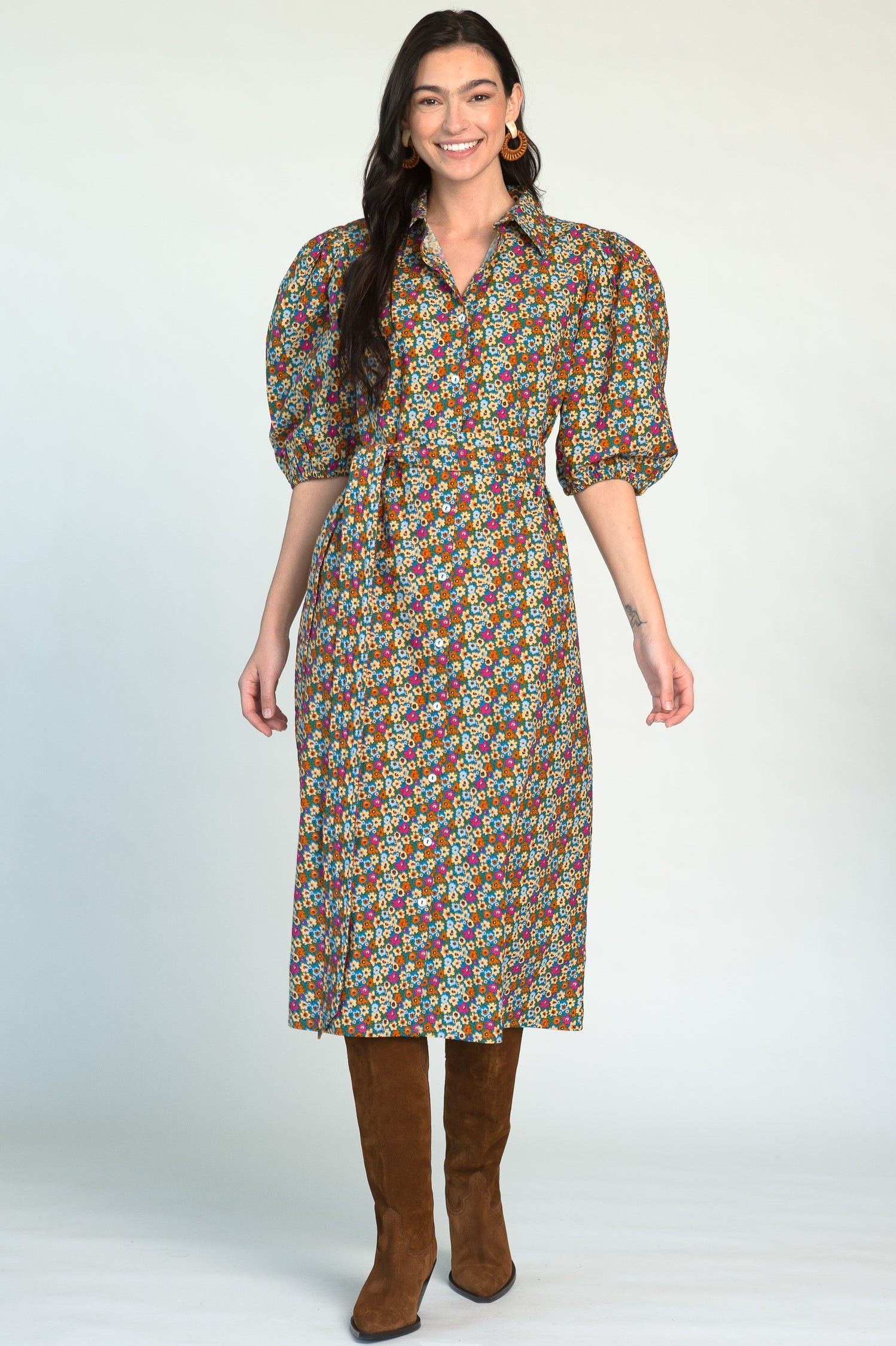 Margot Dress in Prairie Huckleberry | Olivia James The Label