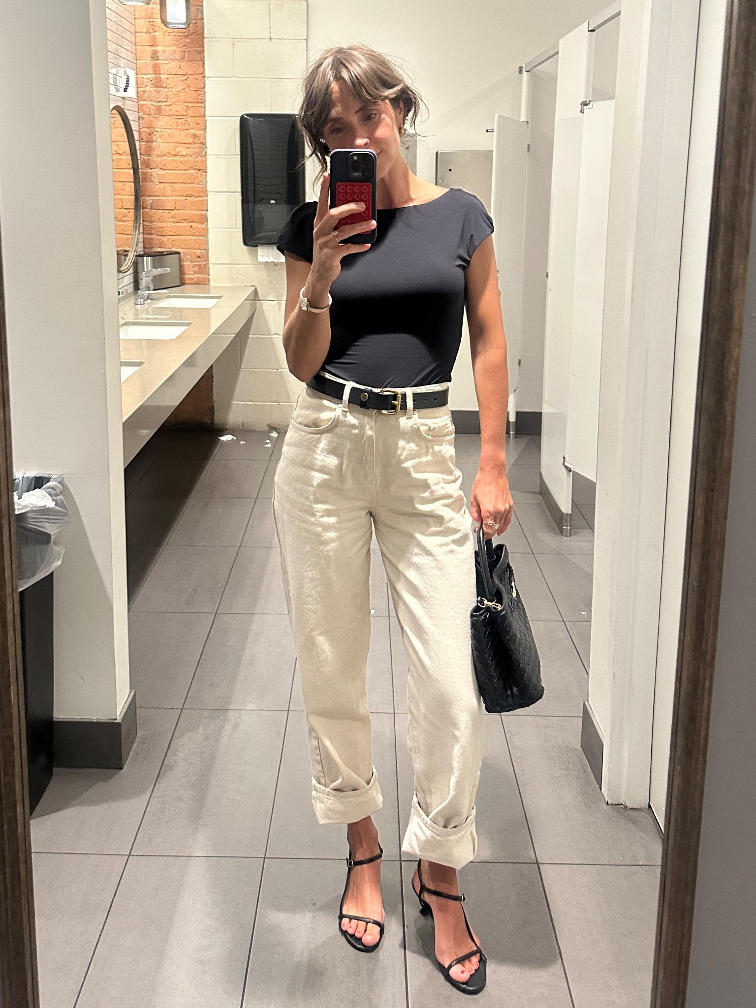 sized up on pants for oversized fit 👌🏼