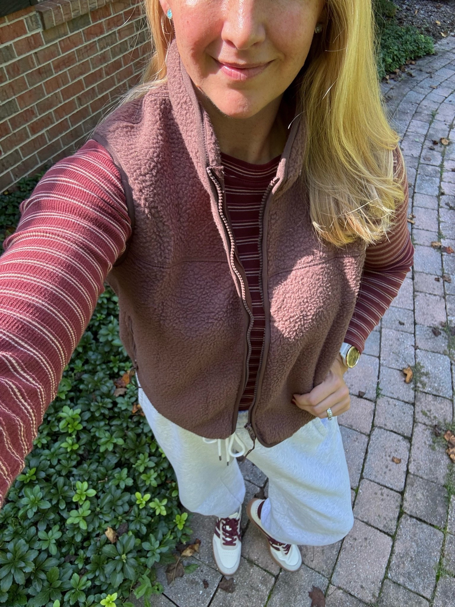 Weekend cozy fall outfit idea

Sherpa brown vest is an Amazon find. Got my normal size and it had pockets

#LTKgrwm #LTKmomlife #LTKootd
