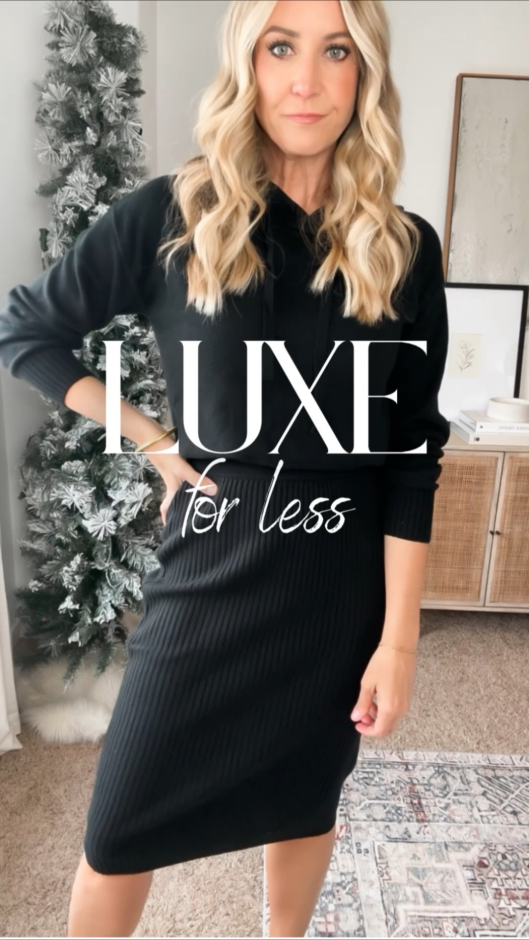 These pieces look and feel just like cashmere. Size small in all. 
Winter outfits
Lounge set
Travel outfit
Holiday outfit
Holiday party


#LTKfindsunder100 #LTKsalealert #LTKHoliday