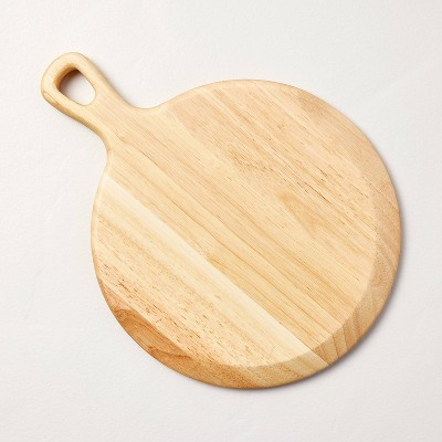 10" Round Wood Paddle Serving Board Natural - Hearth & Hand™ with Magnolia | Target
