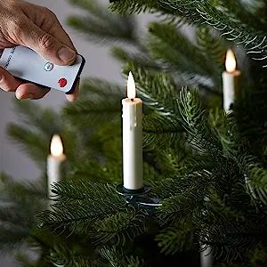 Lights4fun, Inc. Pack of 20 TruGlow Ivory Wax Battery Operated Remote Control Flameless LED Chris... | Amazon (US)