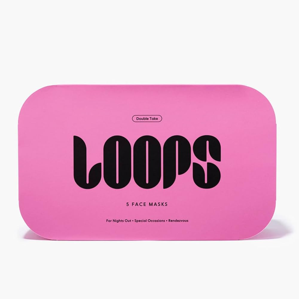 LOOPS DOUBLE TAKE - Glow Hydrogel Korean Face Mask - Calms & Soothes Skin’s Surface - Helps Ref... | Amazon (US)