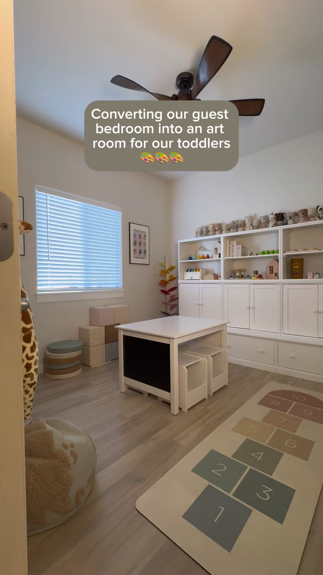 I couldn’t link our art furniture because they aren’t on LTK! But you can find our drying rack cabinet, our paper organizer, and all of our educational toys on the shelves from Guidecraft 💕

This was by far my favorite project of 2024! We decided to convert our guest bedroom into an art room for the kids, and I couldn’t be more in love! 

| art room, screen free activities, toddler activities, rainbow playroom, playroom ideas, playroom makeover |

#Guidecraft #mominfluencer #screenfree #momhack #toddleractivities #playroom #playroomdecor #playroominspo #playroomdesign #playrooms #playroomorganization #playroomideas #playroomstyling #playroommakeover #playroomfurniture #playroomfun #rainbowtoy #artroom #rainbowplayroom 

#LTKKids #LTKHome #LTKFamily